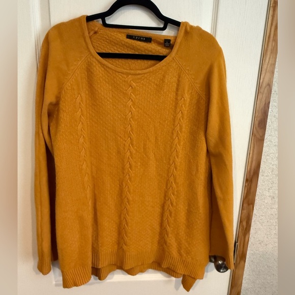 Cyrus Sweaters - Cyrus Mustard Crew Neck Sweater